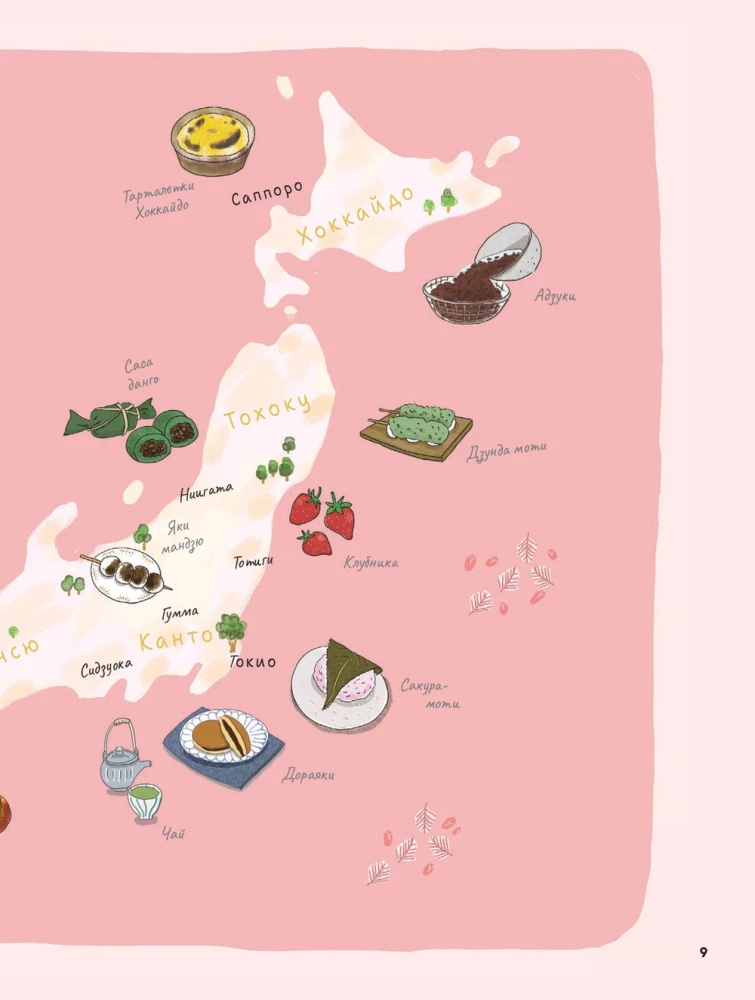 Moti, Daifuku, Dorayaki un citi japāņu deserti