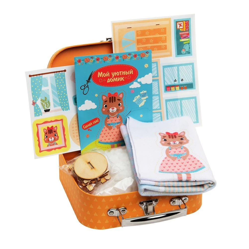 Игровой набор для детского творчества - Мой уютный домик. Кошечка