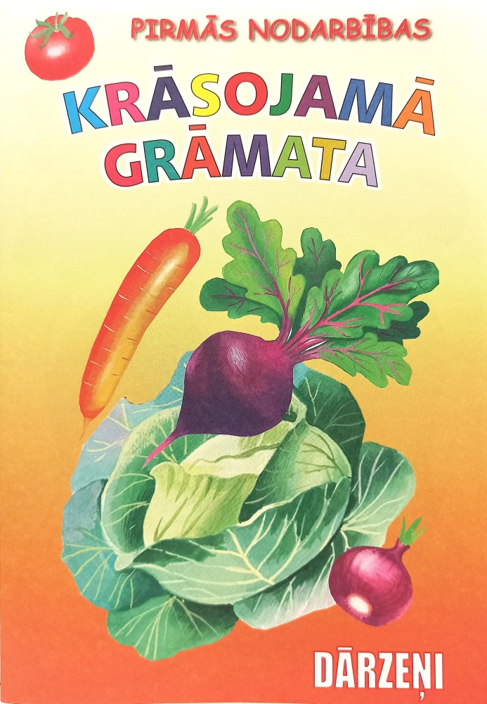 Krāsojamā grāmata - Dārzeņi