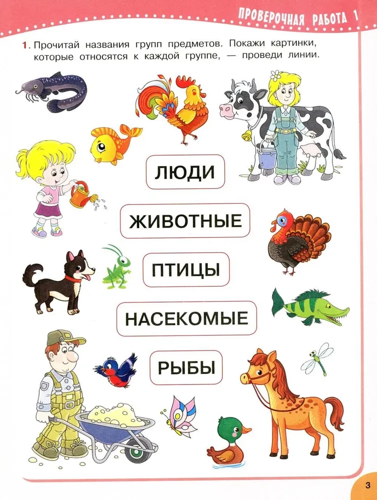 Проверочные работы для дошкольников. Мышление, память, внимание