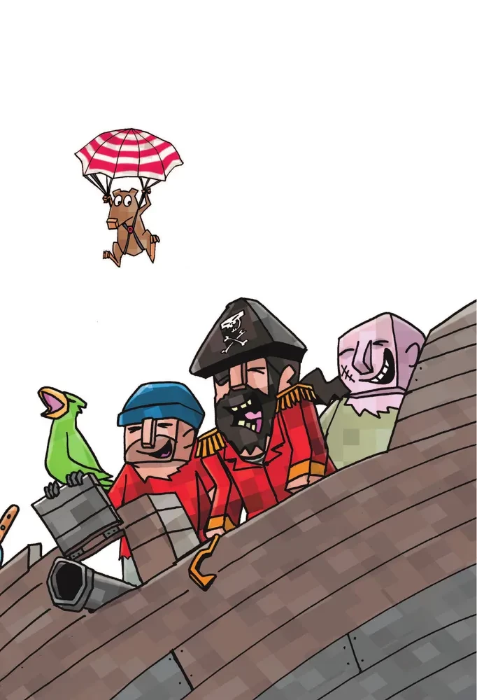 Minecraft. Pirmais lasījums. Briesmonis! Līdz bojāejai