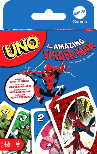 Galda kāršu spēle - UNO. Spiderman
