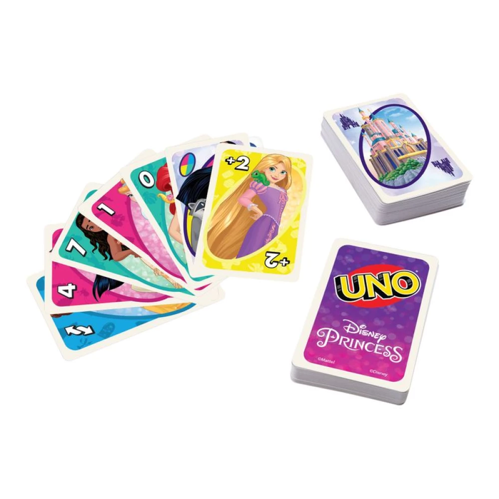Настольная карточная игра - UNO. Диснеевские принцессы