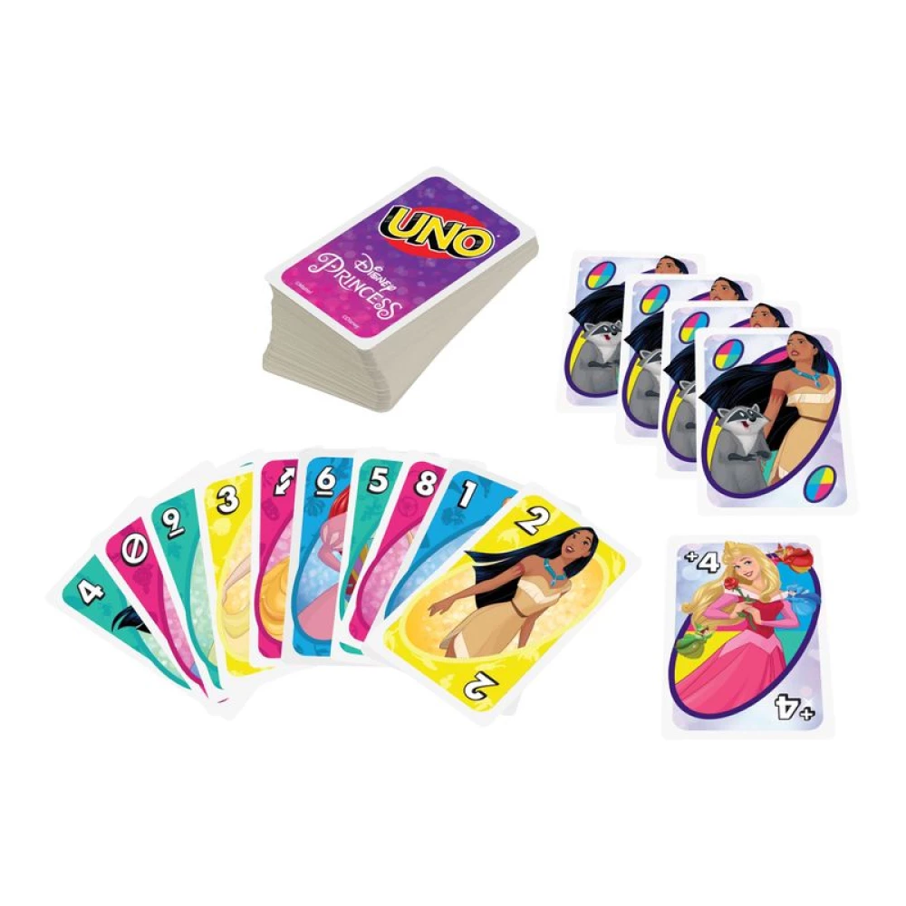 Настольная карточная игра - UNO. Диснеевские принцессы
