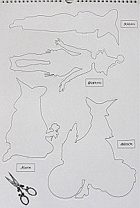 Papīra raganas Loputyn. Kalendārs 2024–2025 (rozā)