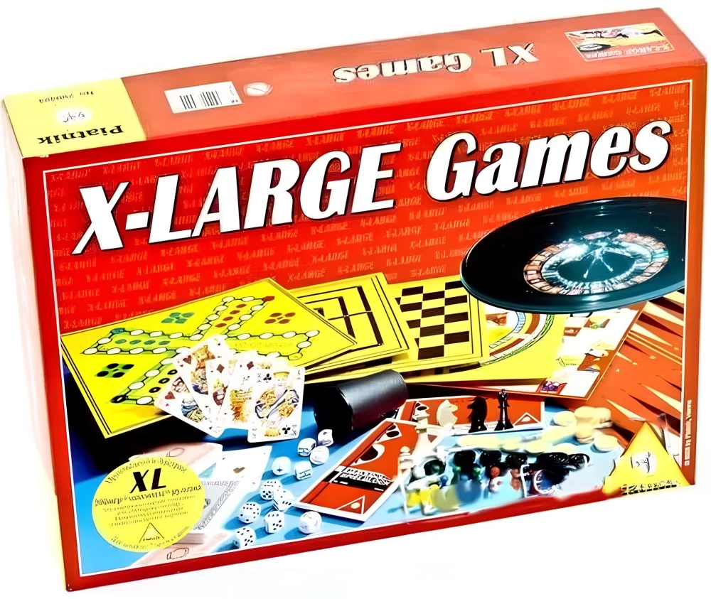 200 galda spēļu komplekts X-Large Games + šahs un rulete
