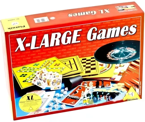 200 galda spēļu komplekts X-Large Games + šahs un rulete