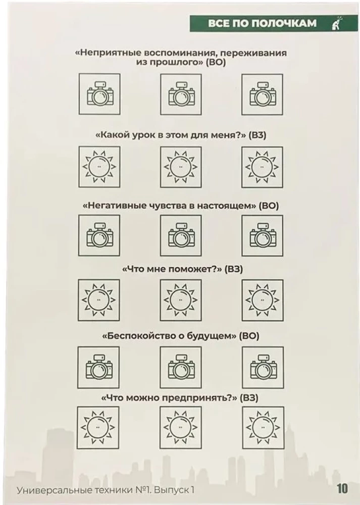 Metaforiskās kartes psihologa darbā. Tehniku komplekts Nr. 1. Universālās tehnikas
