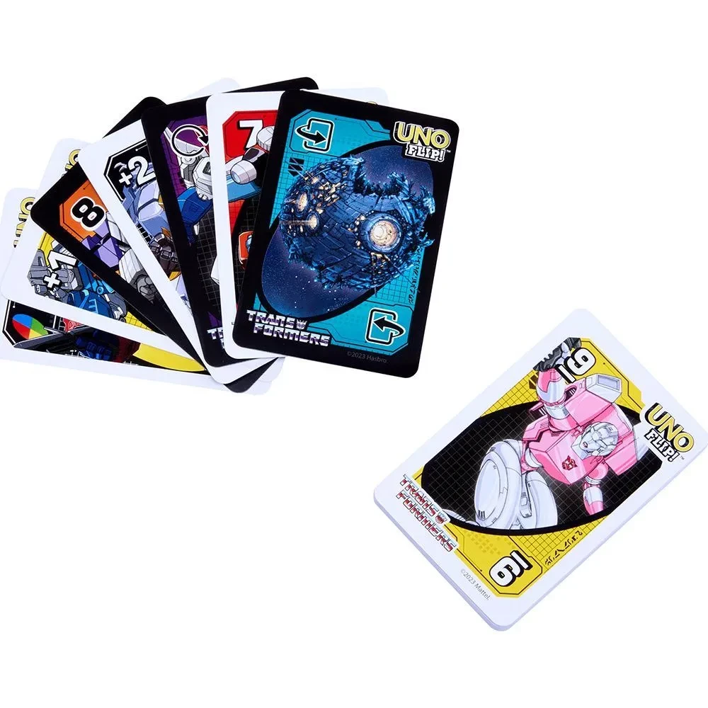 Настольная карточная игра - UNO Flip! Transformers