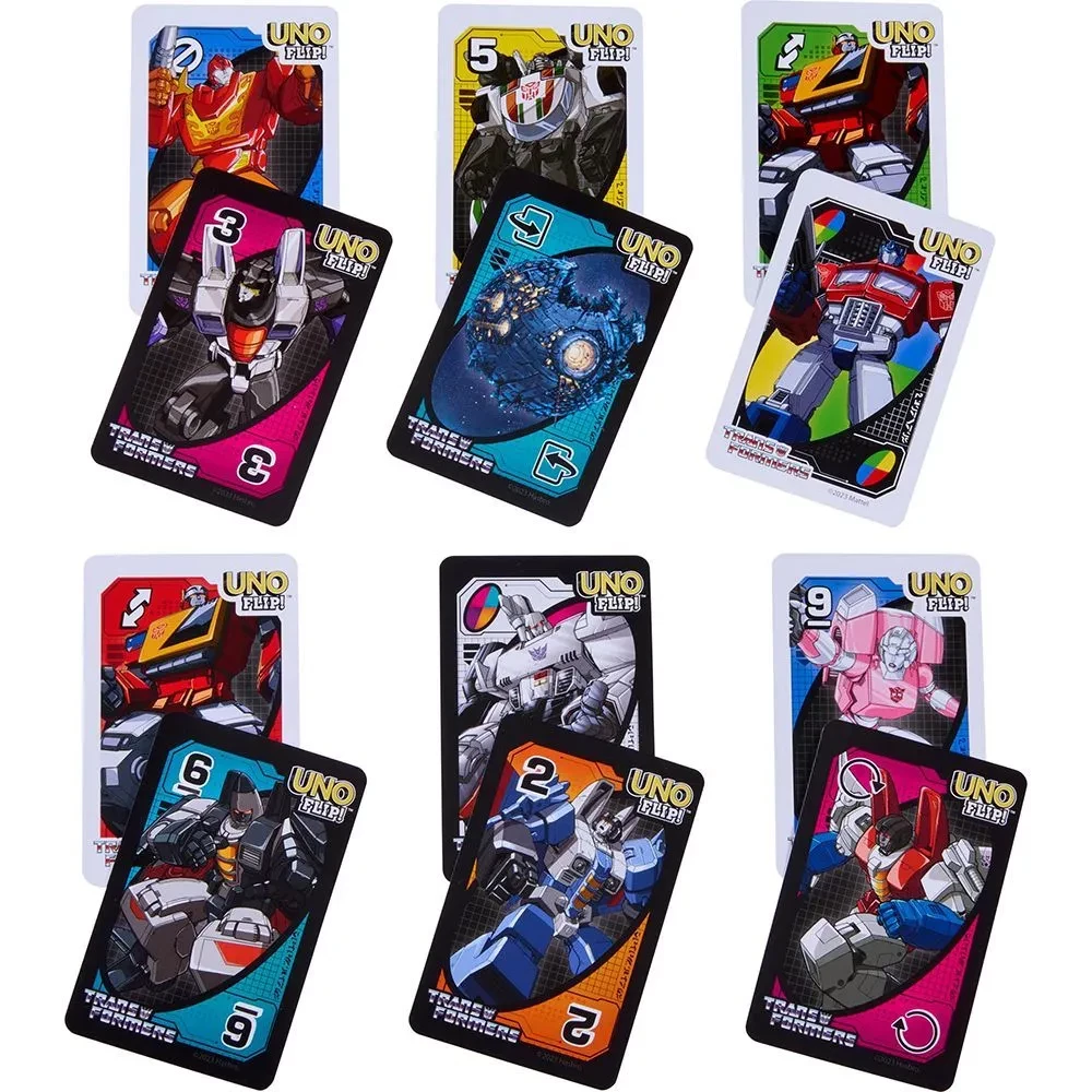 Настольная карточная игра - UNO Flip! Transformers