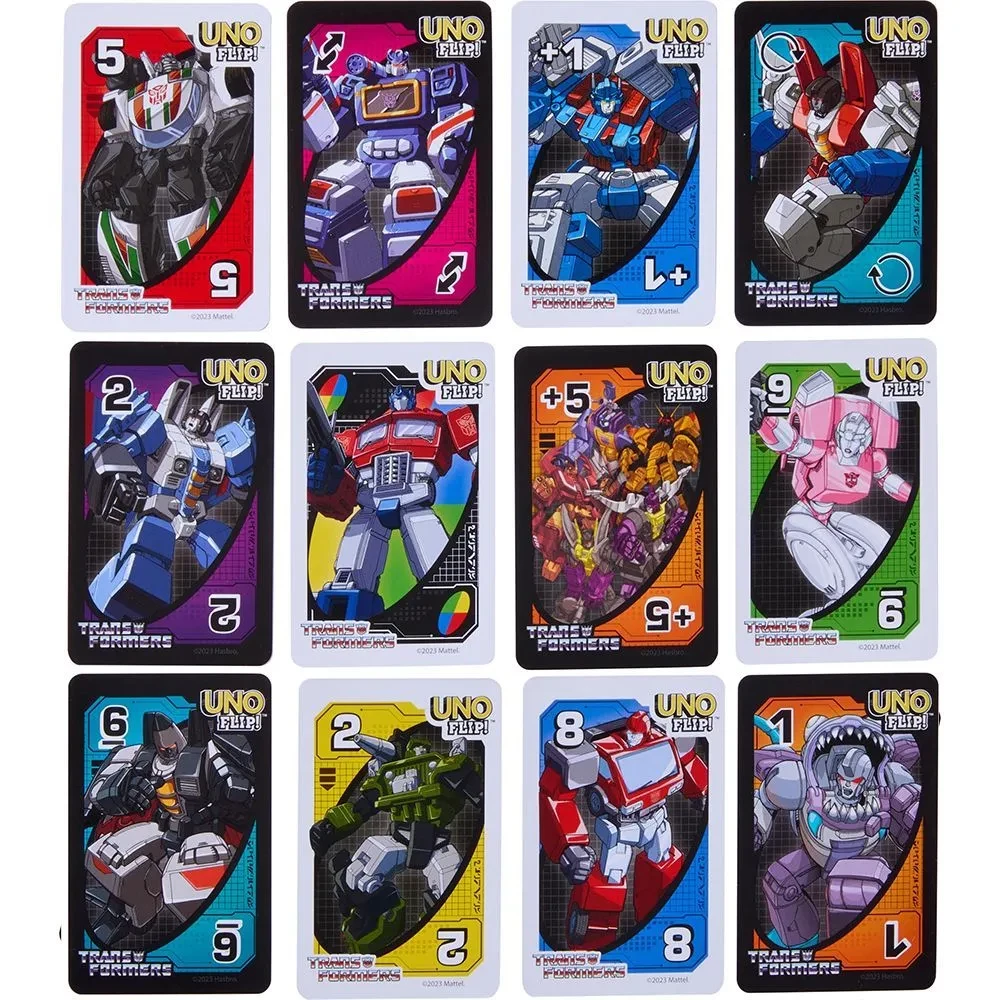 Настольная карточная игра - UNO Flip! Transformers