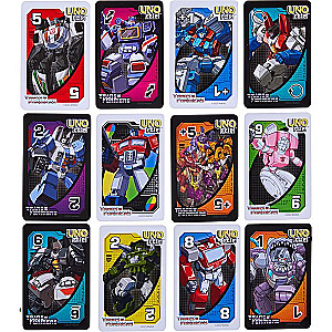 Настольная карточная игра - UNO Flip! Transformers