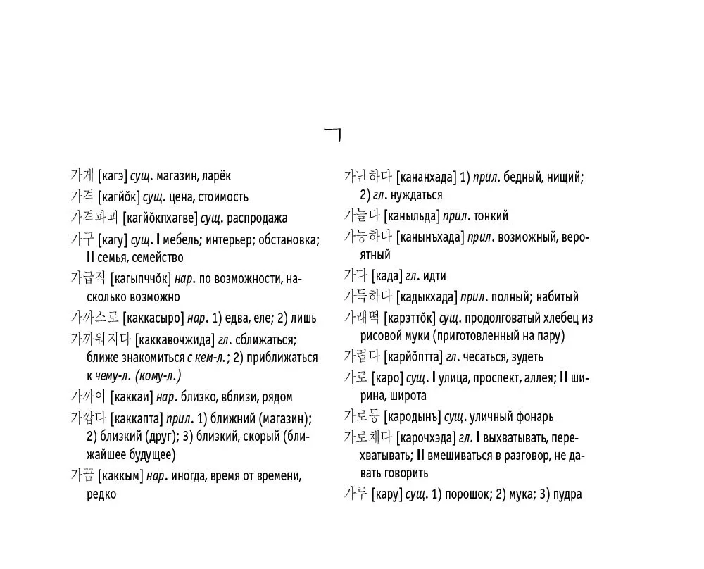Korejiešu-krievu. Krievu-korejiešu vārdu krājums