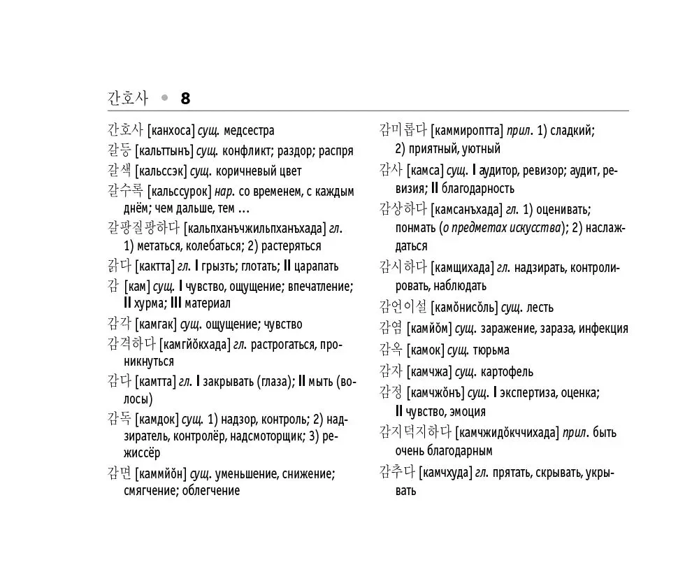 Korejiešu-krievu. Krievu-korejiešu vārdu krājums