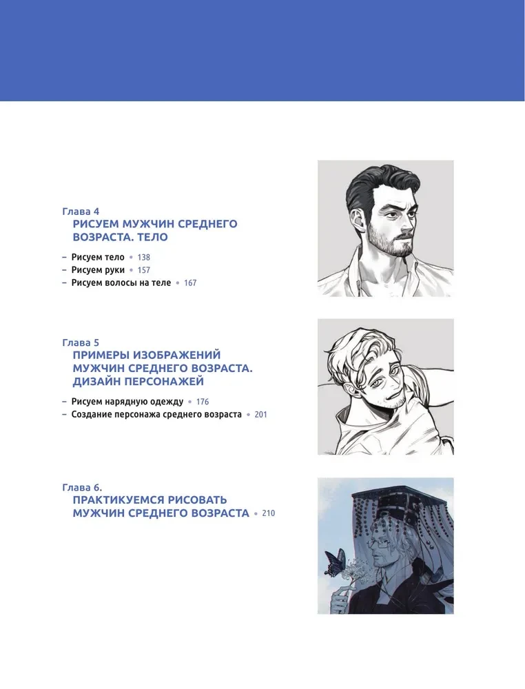 Zīmējam vīriešus no mangas un manhvas. Soli pa solim ceļvedis varoņu radīšanai Āzijas stilā