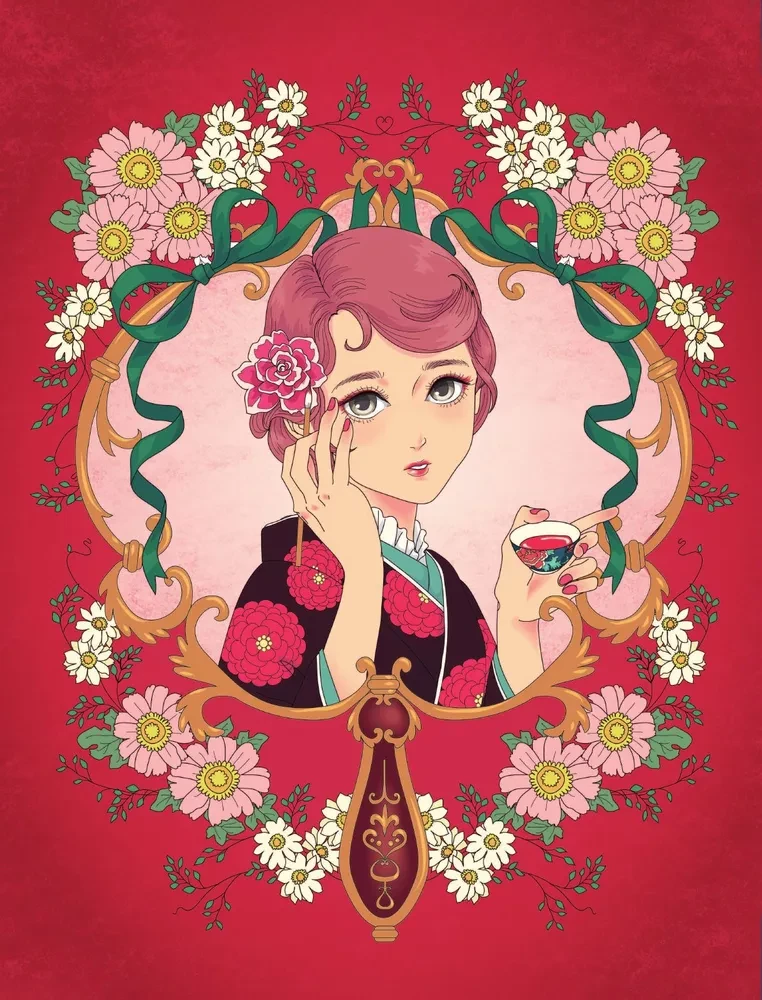 Vintāža Japāna. Pasakaini retro-illustrācijas no Mari Katogi