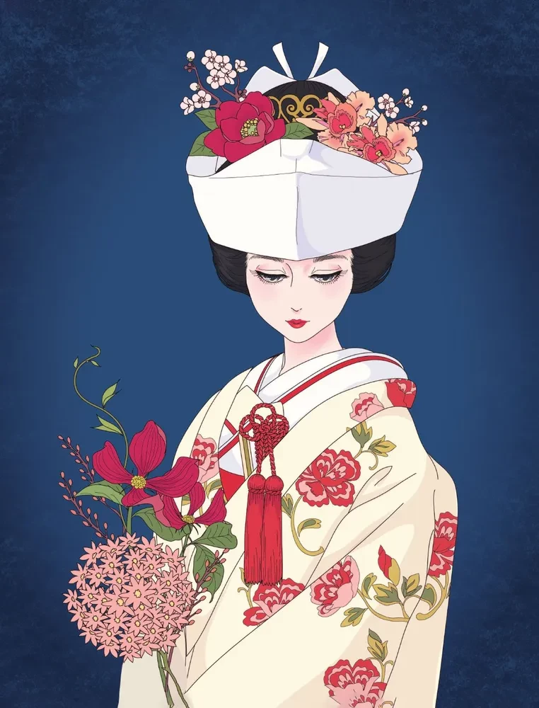 Vintāža Japāna. Pasakaini retro-illustrācijas no Mari Katogi
