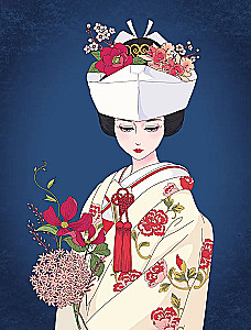 Vintāža Japāna. Pasakaini retro-illustrācijas no Mari Katogi