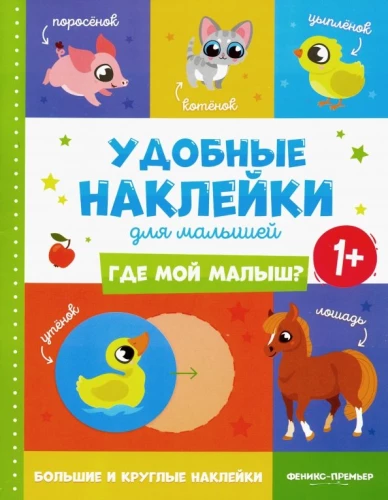 Kur ir mans mazulis? 1+. Grāmata ar uzlīmēm