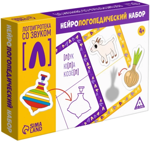 Neiroloģiskā komplekta - Logoigroteka ar skaņu [L]