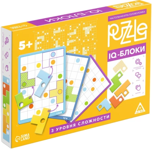 Galda spēle-mīkla - Puzzle IQ-bloki