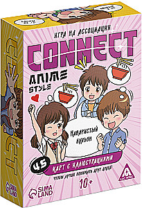 Galda spēle - Connect. Anime stils