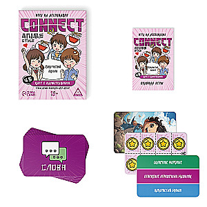 Galda spēle - Connect. Anime stils