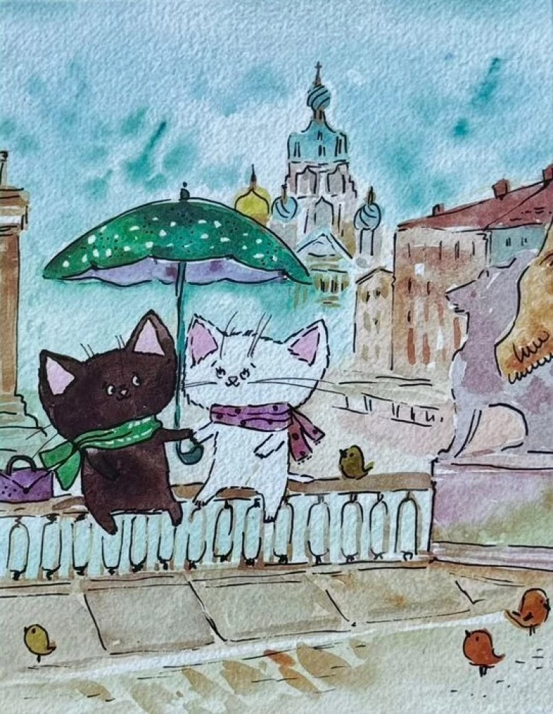 Фотоальбом на 100 фото - Cat's adventures: SPb / Приключения хвостиков в Санкт-Петербурге
