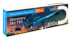 Телескоп Levenhuk Discovery Sky T50 с книгой