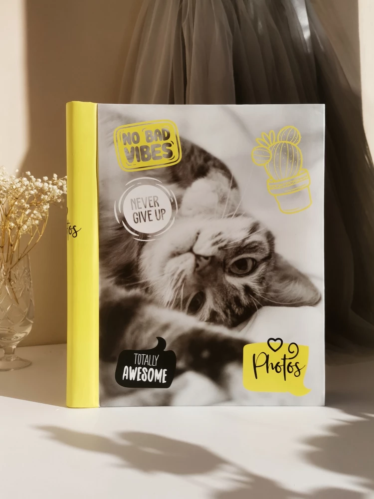 Fotoalbums uz 10 magnētiskām lapām - Fluffy pets. Mjaū (23x28)