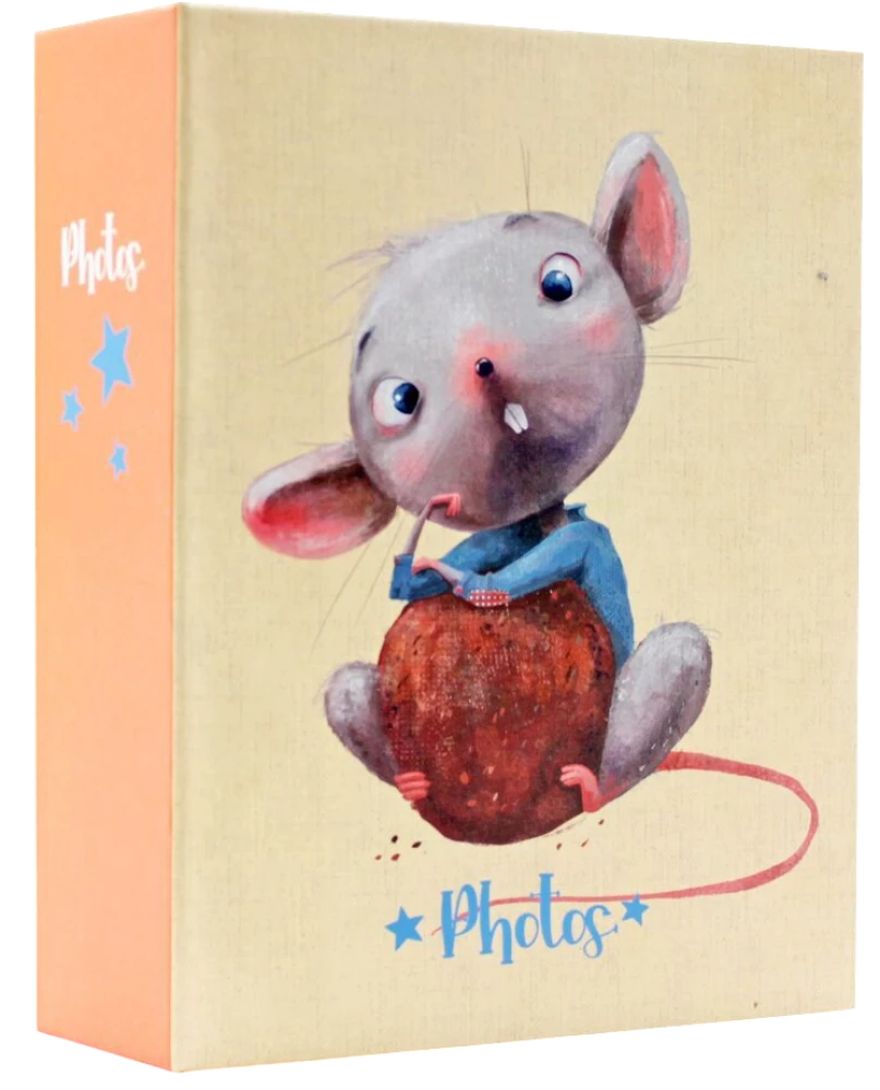 Фотоальбом на 100 фото - Mice and bunny. Мышка (10х15)