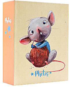 Фотоальбом на 100 фото - Mice and bunny. Мышка (10х15)