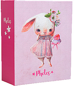 Fotoalbums uz 100 fotogrāfijām - Mice and bunny. Truši (10x15)