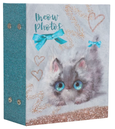 Фотоальбом на 100 фото - Sweet kittens. Белый котёнок (10х15)