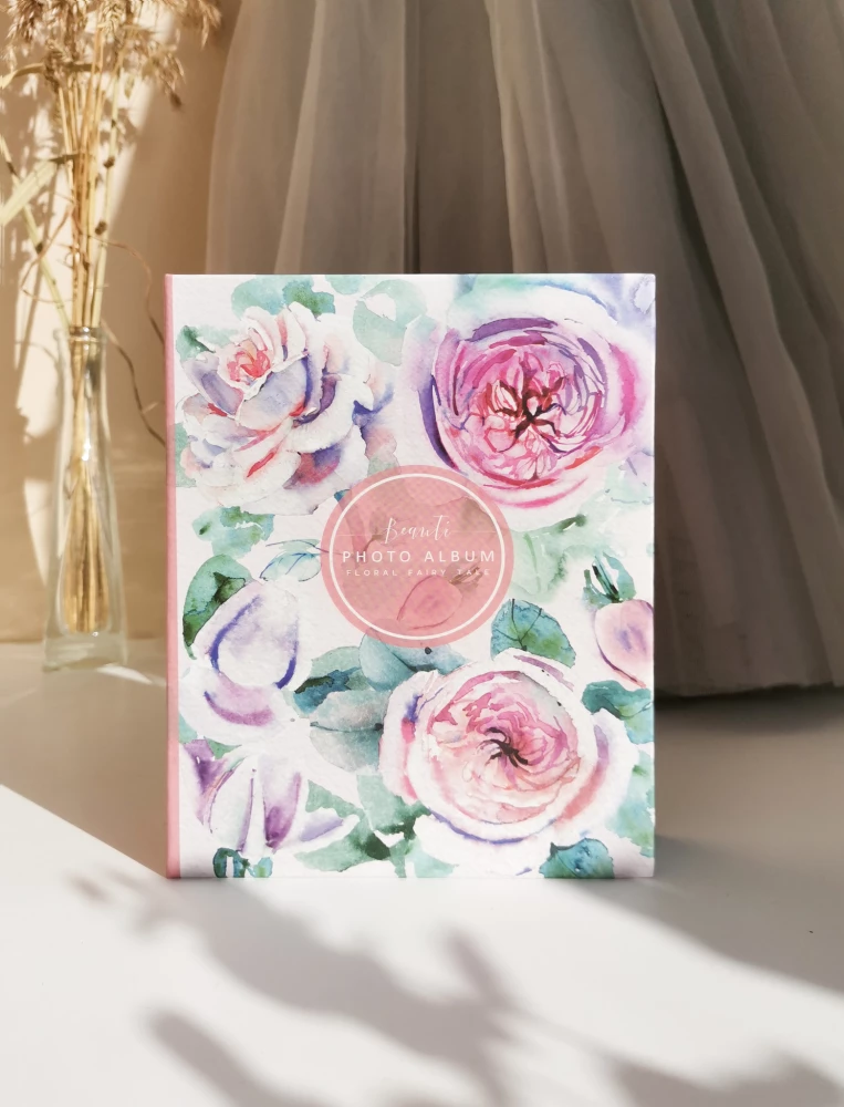 Fotoalbums uz 100 fotogrāfijām - Flora art. Peonijas (10x15)