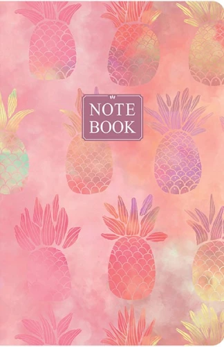 Bloknotu A6 - Pink Batik
