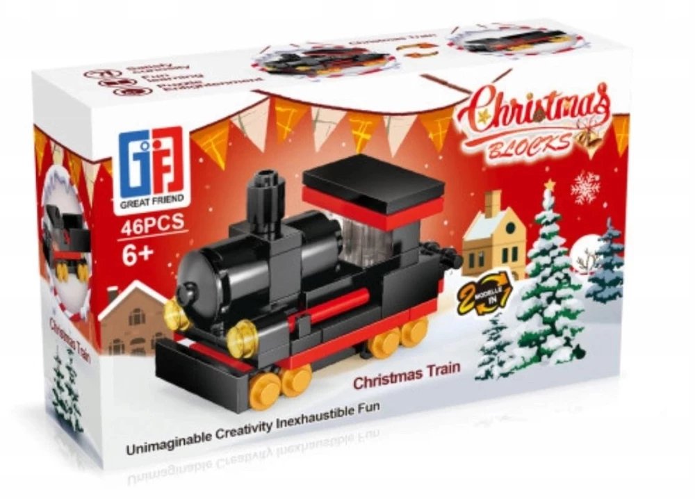 Ziemassvētku konstruktors - Christmas Blocks 2in1, mikss