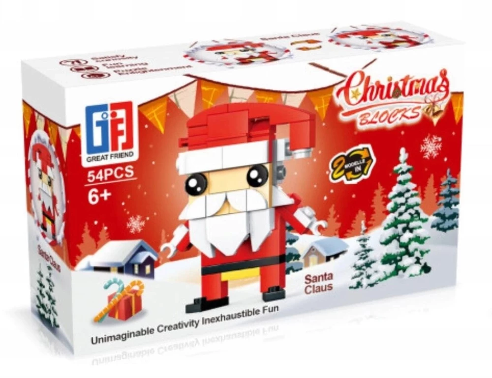 Ziemassvētku konstruktors - Christmas Blocks 2in1, mikss