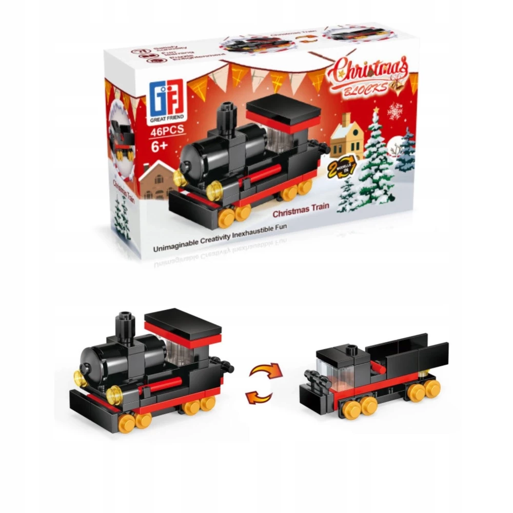 Ziemassvētku konstruktors - Christmas Blocks 2in1, mikss