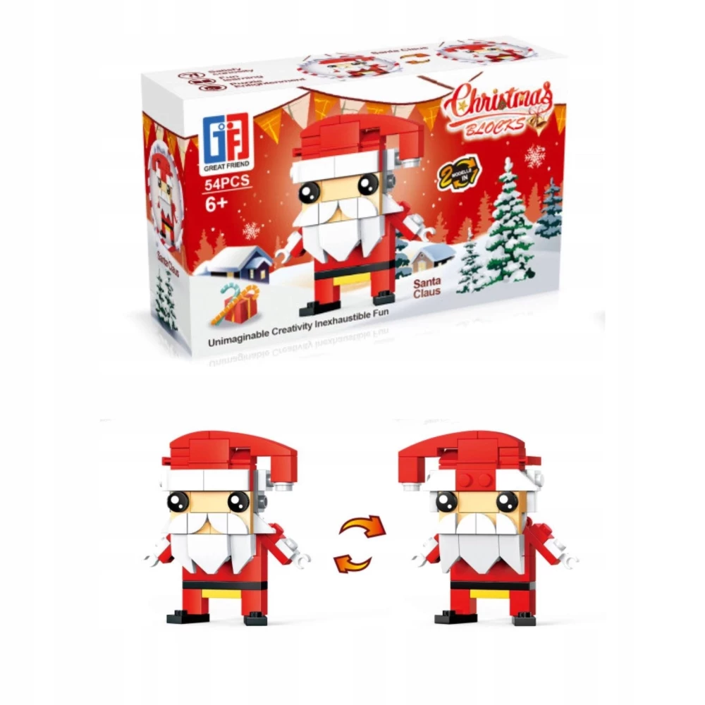 Ziemassvētku konstruktors - Christmas Blocks 2in1, mikss