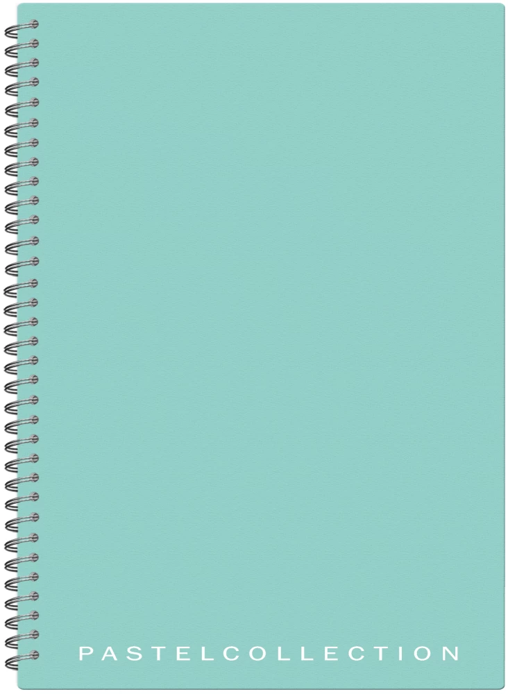 A4 piezīmju grāmata - Pastel Collection Mint/Blue