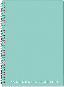 A4 piezīmju grāmata - Pastel Collection Mint/Blue