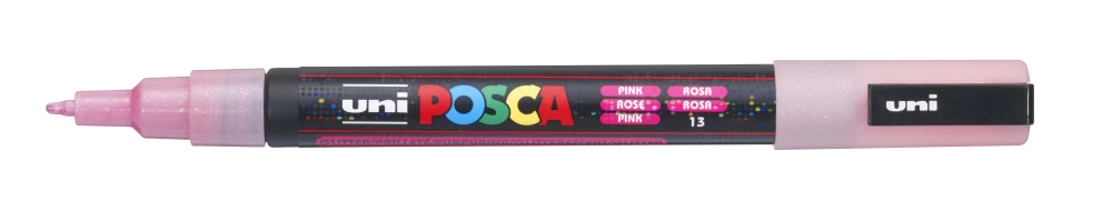 Marķieris UNI Posca PC-3M, krāsa 13, rozā spīdums