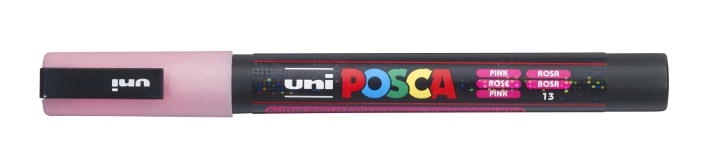 Marķieris UNI Posca PC-3M, krāsa 13, rozā spīdums