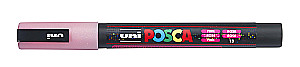 Marķieris UNI Posca PC-3M, krāsa 13, rozā spīdums