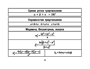 Ģeometrijas formulas
