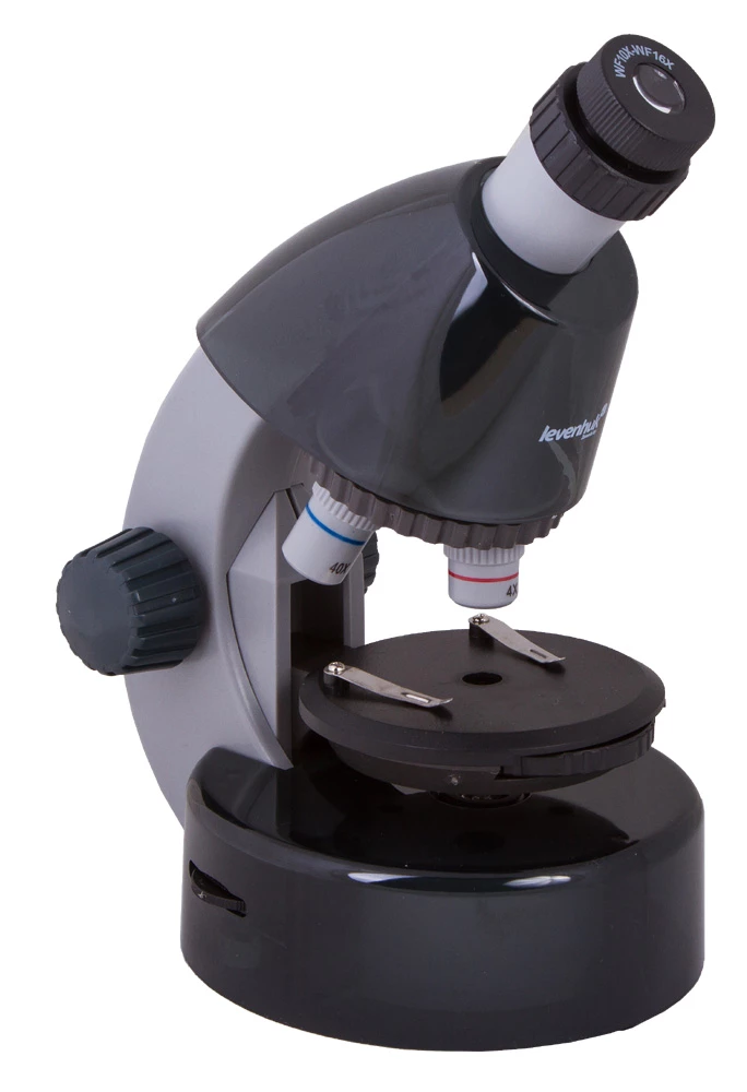 Микроскоп Levenhuk LabZZ M101, темно серый