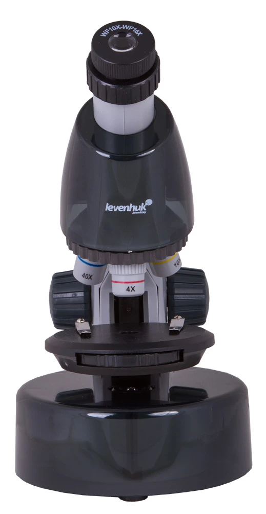 Микроскоп Levenhuk LabZZ M101, темно серый