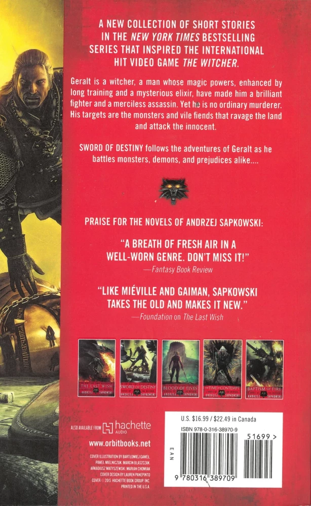 The Witcher sērija (Ievads 1 un 2, grāmatas 1 līdz 6)