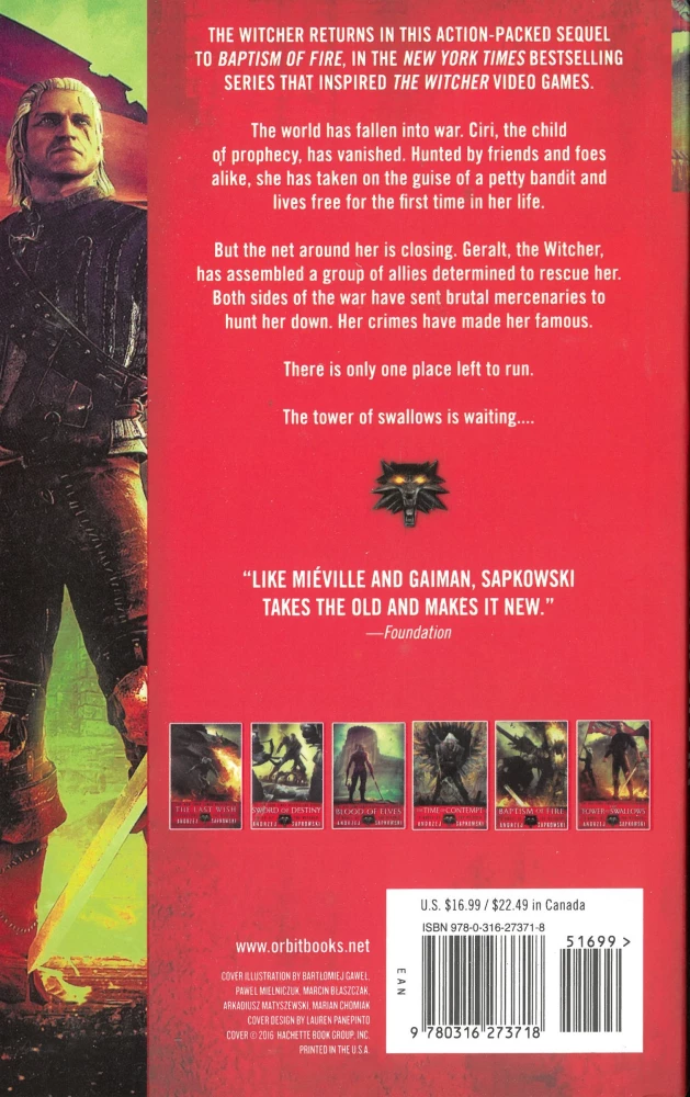 The Witcher sērija (Ievads 1 un 2, grāmatas 1 līdz 6)